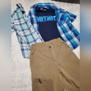 size 8 plaid bundle 4 pieces